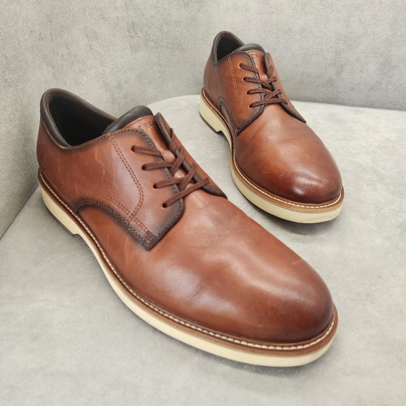 Cole Haan Oxford Shoes Men's 11 Brown Cigar Leather Morse Grand Business Casual - Picture 5 of 15